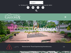 'cityofgastonia.com' screenshot