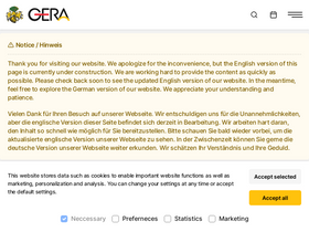 'gera.de' screenshot