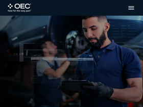 'oeconnection.com' screenshot