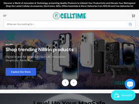 celltime.co.za homepage screenshot