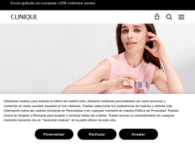 'clinique.es' screenshot