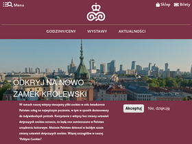 'zamek-krolewski.pl' screenshot