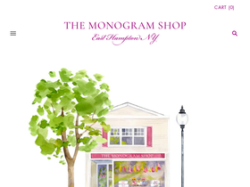 themonogramshops.com homepage screenshot