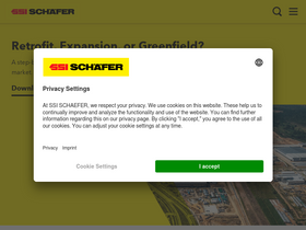 'ssi-schaefer.com' screenshot