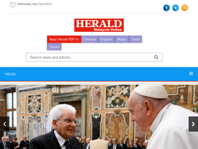 'heraldmalaysia.com' screenshot