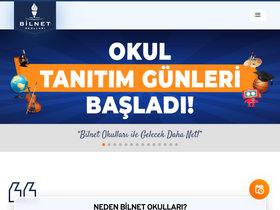 'bilnetokullari.com' screenshot