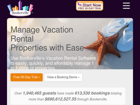 'bookerville.com' screenshot