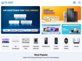 'tvhut.com.bd' screenshot