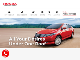 'hondaautoterrace.com' screenshot