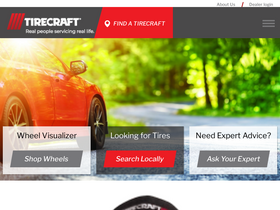 'tirecraft.com' screenshot