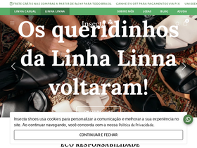 'insectashoes.com' screenshot