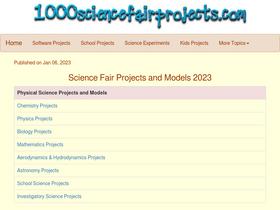 1000sciencefairprojects.com