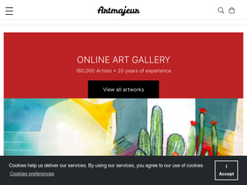 'artmajeur.com' screenshot