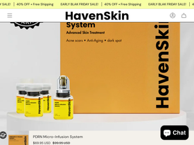 Havenskin website screenshot