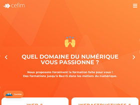 'cefim.eu' screenshot