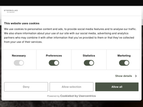 'sternglas.de' screenshot