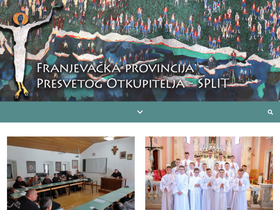 'franjevci-split.hr' screenshot