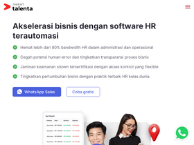 'talenta.co' screenshot