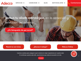 'adecco.com.co' screenshot