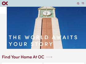 'oc.edu' screenshot