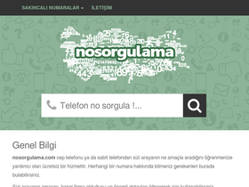 'nosorgulama.com' screenshot