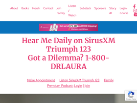 'drlaura.com' screenshot