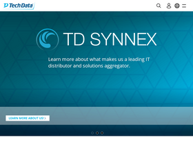 'techdata.com' screenshot