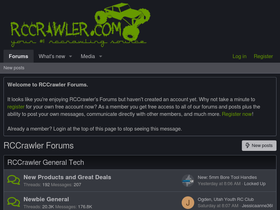 'rccrawler.com' screenshot