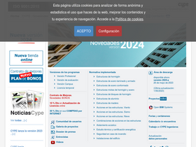 'cypelec-retie.cype.es' screenshot