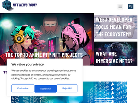 'nftnewstoday.com' screenshot