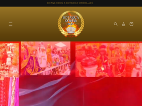 botanicaorishaade.com homepage screenshot