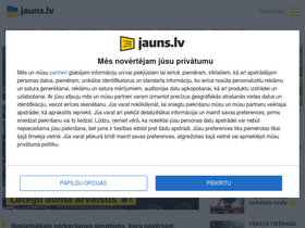 'jauns.lv' screenshot
