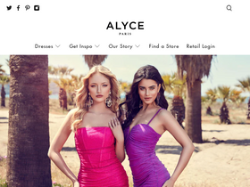 'alyceparis.com' screenshot