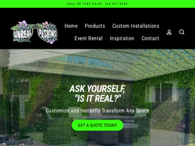 unrealdesignsinc.com homepage screenshot