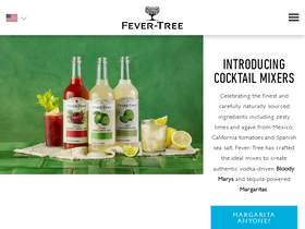'fever-tree.com' screenshot