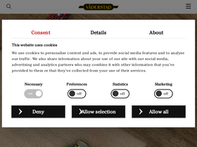 'vaderstad.com' screenshot