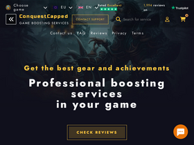 'conquestcapped.com' screenshot