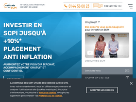 'centraledesscpi.com' screenshot