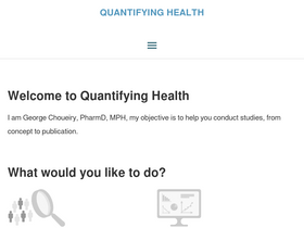 'quantifyinghealth.com' screenshot