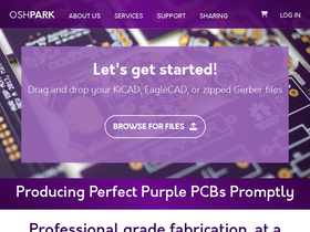 'oshpark.com' screenshot
