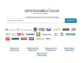 'offerscheck.co.uk' screenshot