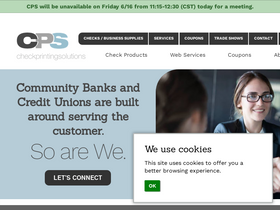 'checkprintingsolutions.com' screenshot