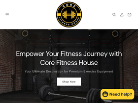 corefitnesshouse.com homepage screenshot