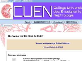 'cuen.fr' screenshot