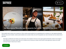 'entreemagazine.nl' screenshot