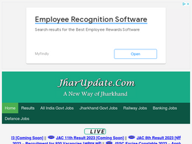 'jharupdate.com' screenshot
