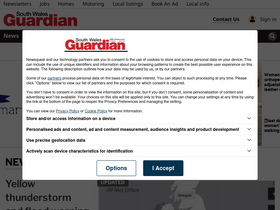 'southwalesguardian.co.uk' screenshot