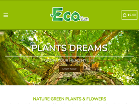 ecoszn.com homepage screenshot