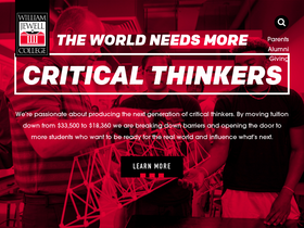 'jewell.edu' screenshot