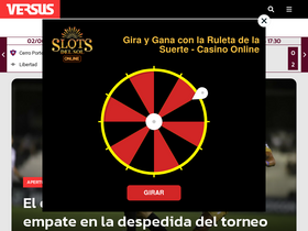 'versus.com.py' screenshot